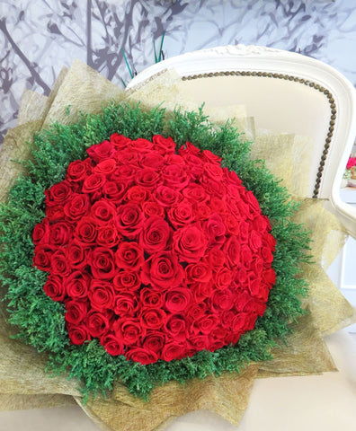 Large Bouquet - 99 Preserved Roses
